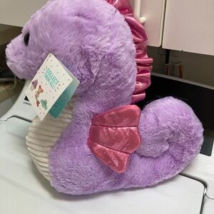 Purple Seahorse Plush Toy